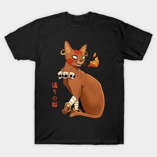 Fire cat dhalism T-Shirt